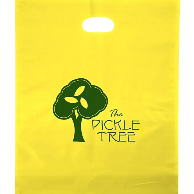 Colored Frosted Die-Cut Convention Bag - 18 inches x 15 inches - Foil