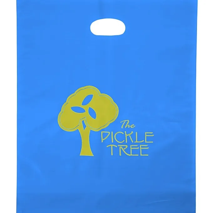 Colored Frosted Die-Cut Convention Bag - 18 inches x 15 inches - Foil