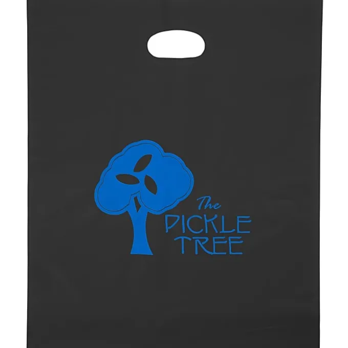 Colored Frosted Die-Cut Convention Bag - 18 inches x 15 inches - Foil