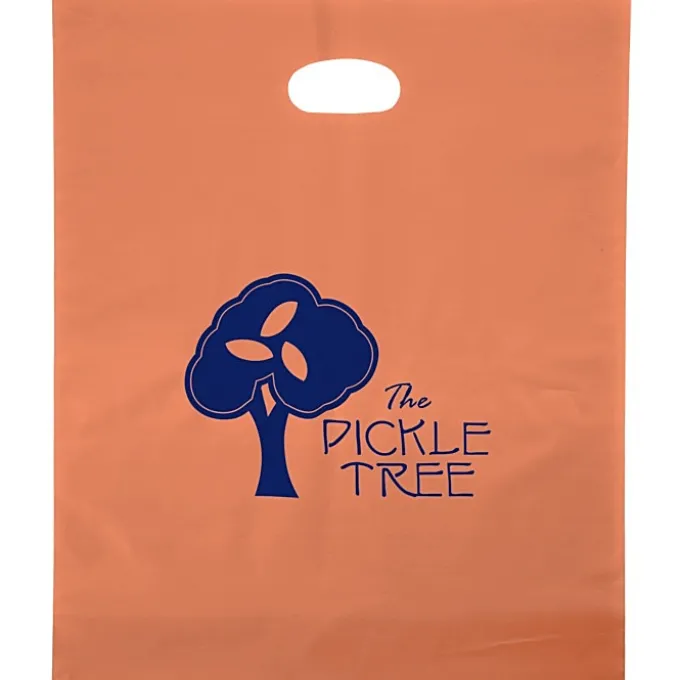 Colored Frosted Die-Cut Convention Bag - 18 inches x 15 inches - Foil