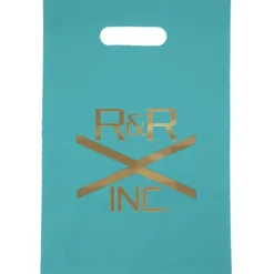 Colored Frosted Die-Cut Convention Bag - 14 inches x 9-1/2 inches - Foil