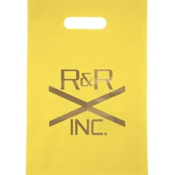 Colored Frosted Die-Cut Convention Bag - 14 inches x 9-1/2 inches - Foil