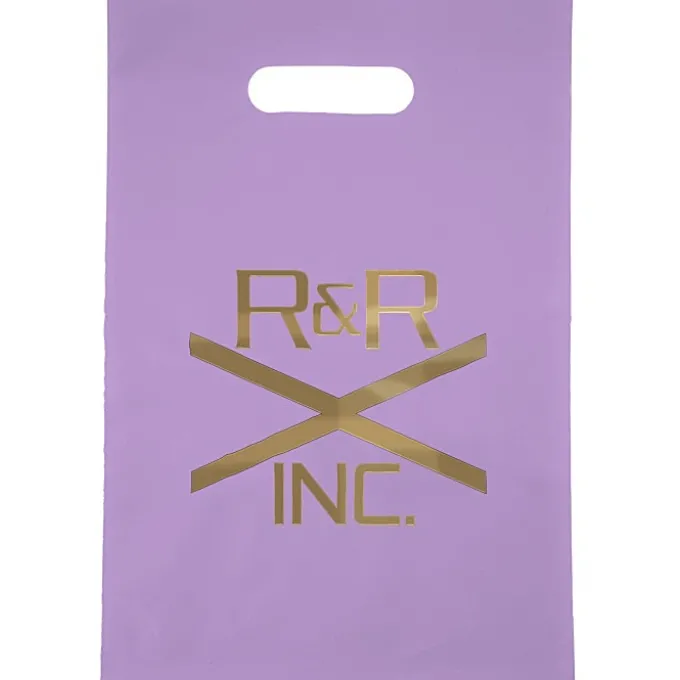 Colored Frosted Die-Cut Convention Bag - 14 inches x 9-1/2 inches - Foil
