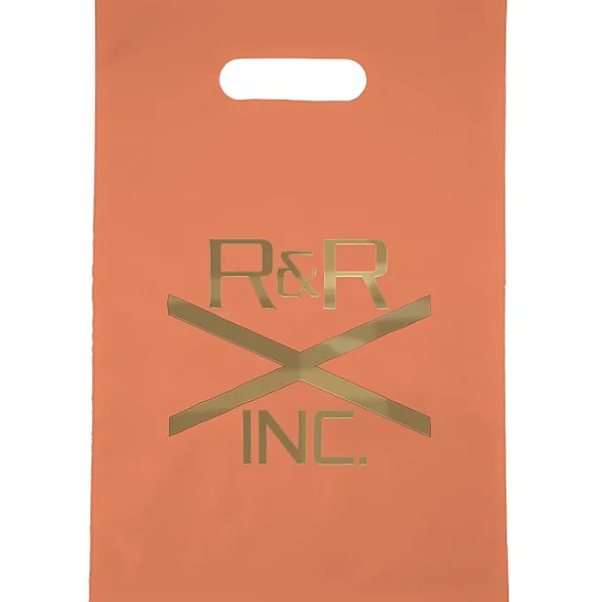 Colored Frosted Die-Cut Convention Bag - 14 inches x 9-1/2 inches - Foil