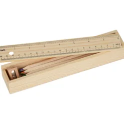 Colored Pencil & Ruler Box