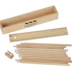 Colored Pencil & Ruler Box