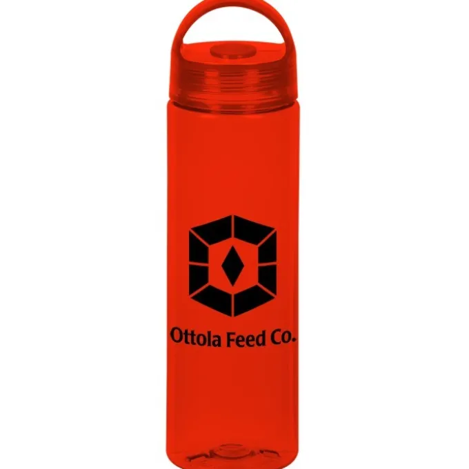 Colorful Bottle with Arch Lid - 24 oz