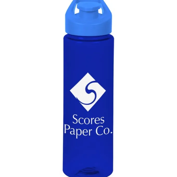 Colorful Bottle with Flip Lid - 24 oz