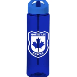 Colorful Bottle with Flip Straw Lid - 24 oz