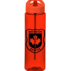 Colorful Bottle with Flip Straw Lid - 24 oz