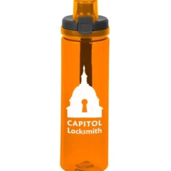Colorful Bottle with Locking Lid - 24 oz