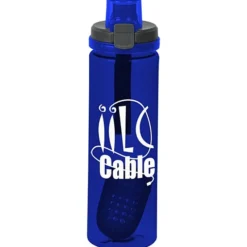 Colorful Bottle with Locking Lid - 24 oz - Floating Infuser