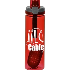 Colorful Bottle with Locking Lid - 24 oz - Floating Infuser