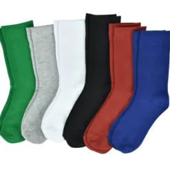 Colorful Crew Socks - Full Color