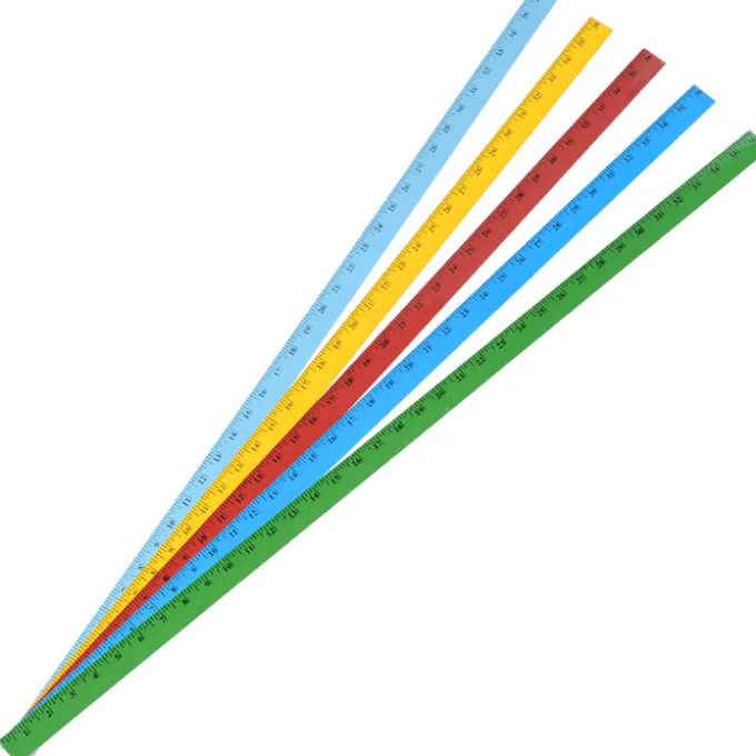 Colorful Enamel Yardstick - 1 1/8 inches x 1/8 inch