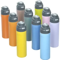 Colorful Pop Up Vacuum Bottle - 24 oz.