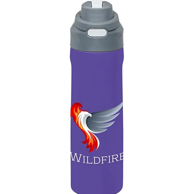 Colorful Pop Up Vacuum Bottle - 24 oz.