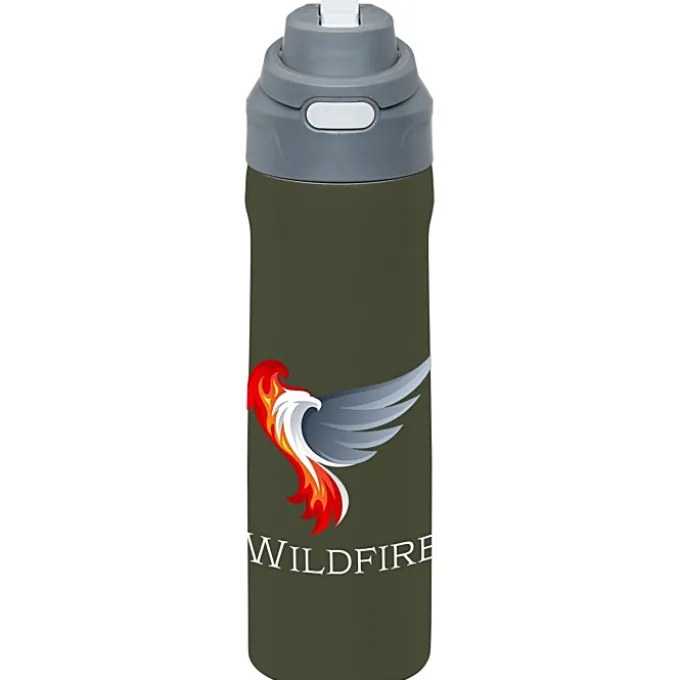 Colorful Pop Up Vacuum Bottle - 24 oz.