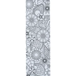 Coloring Bookmark - Floral