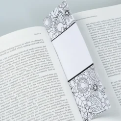 Coloring Bookmark - Floral