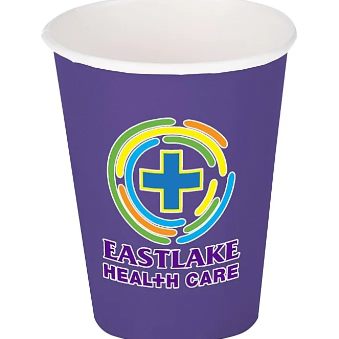 Colorware Paper Cup - 9 oz - Low Qty - Full Color