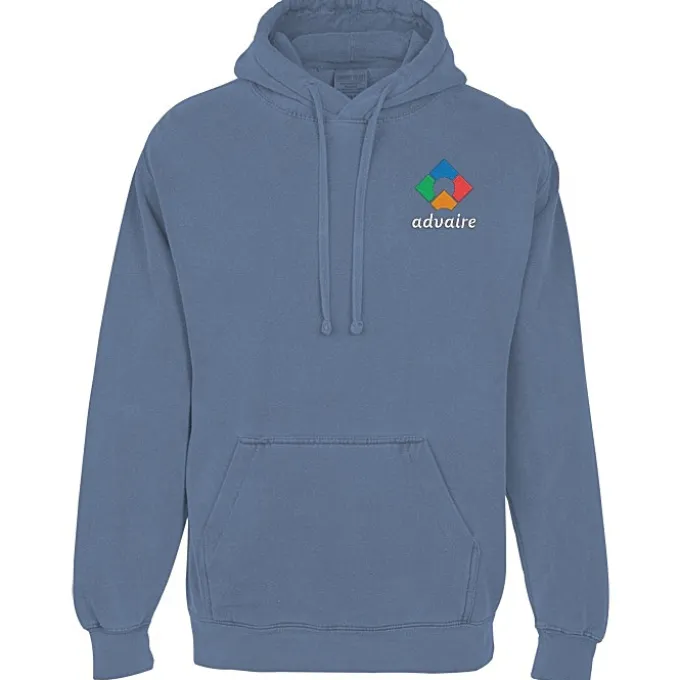 Comfort Colors Garment-Dyed Hoodie - Embroidered