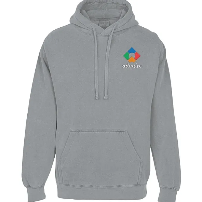 Comfort Colors Garment-Dyed Hoodie - Embroidered