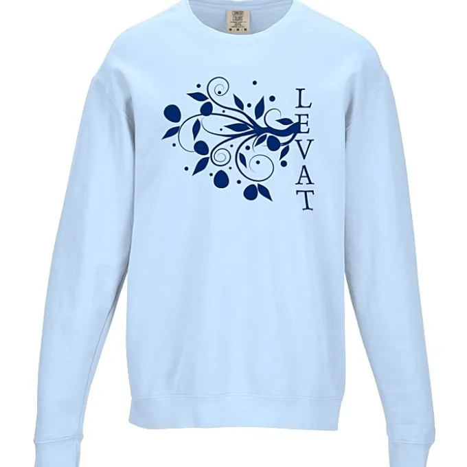Comfort Colors Garment-Dyed Lightweight Cotton Fleece Crewneck Sweatshirt