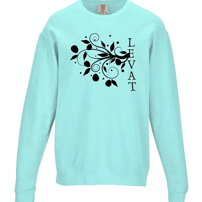 Comfort Colors Garment-Dyed Lightweight Cotton Fleece Crewneck Sweatshirt