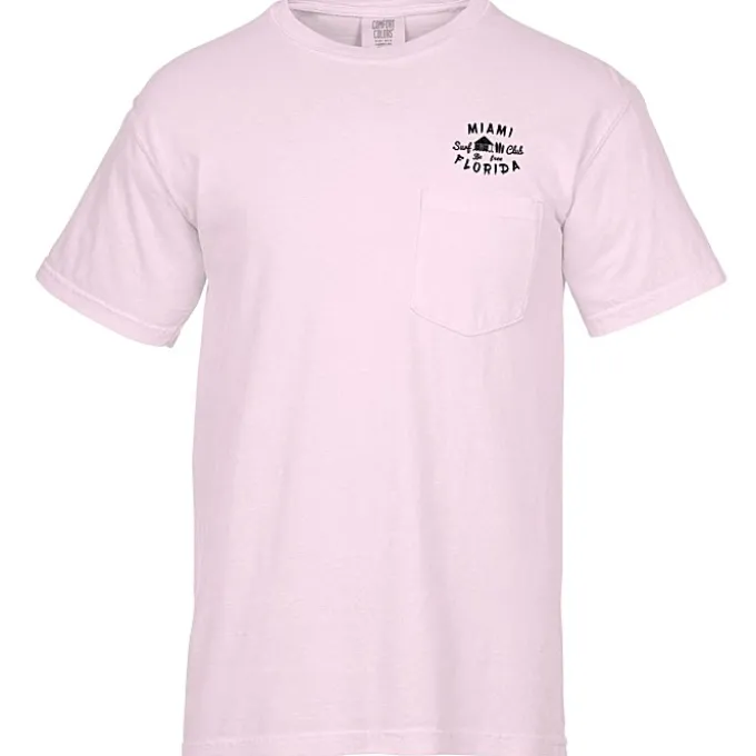 Comfort Colors Garment-Dyed 6.1-oz Pocket T-Shirt - Screen