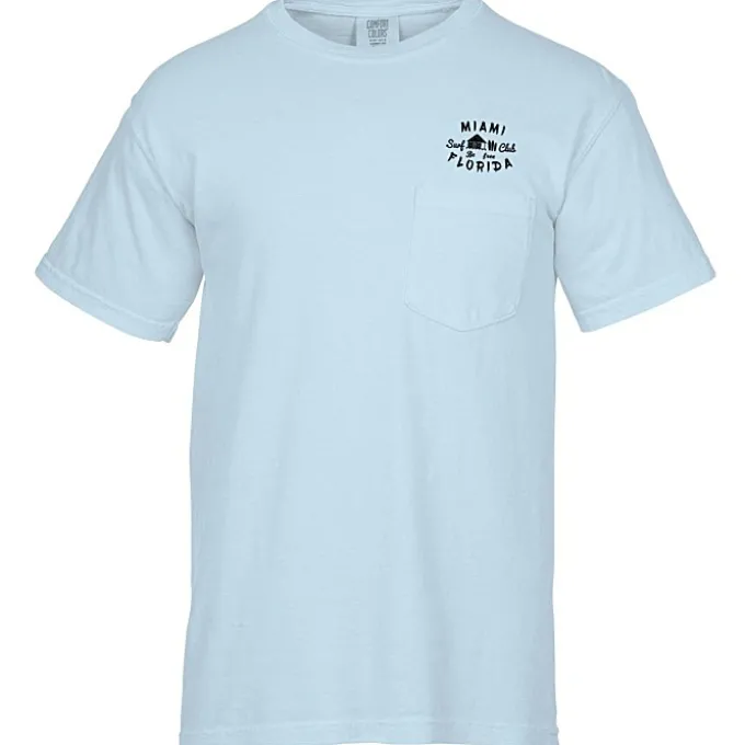 Comfort Colors Garment-Dyed 6.1-oz Pocket T-Shirt - Screen