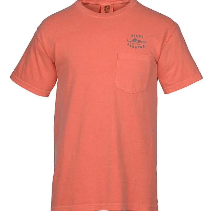 Comfort Colors Garment-Dyed 6.1-oz Pocket T-Shirt - Screen