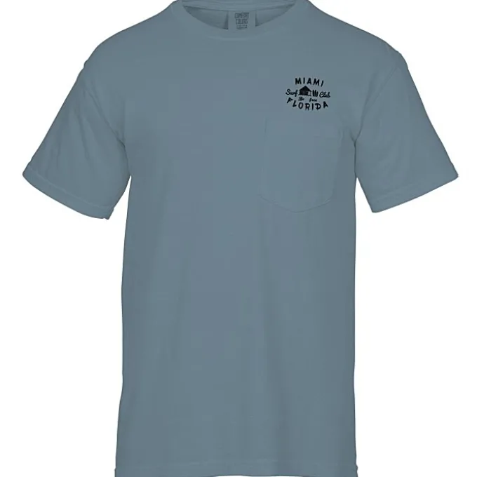 Comfort Colors Garment-Dyed 6.1-oz Pocket T-Shirt - Screen