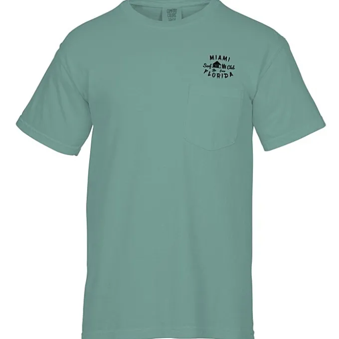 Comfort Colors Garment-Dyed 6.1-oz Pocket T-Shirt - Screen