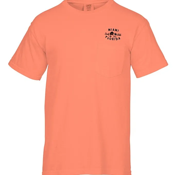 Comfort Colors Garment-Dyed 6.1-oz Pocket T-Shirt - Screen