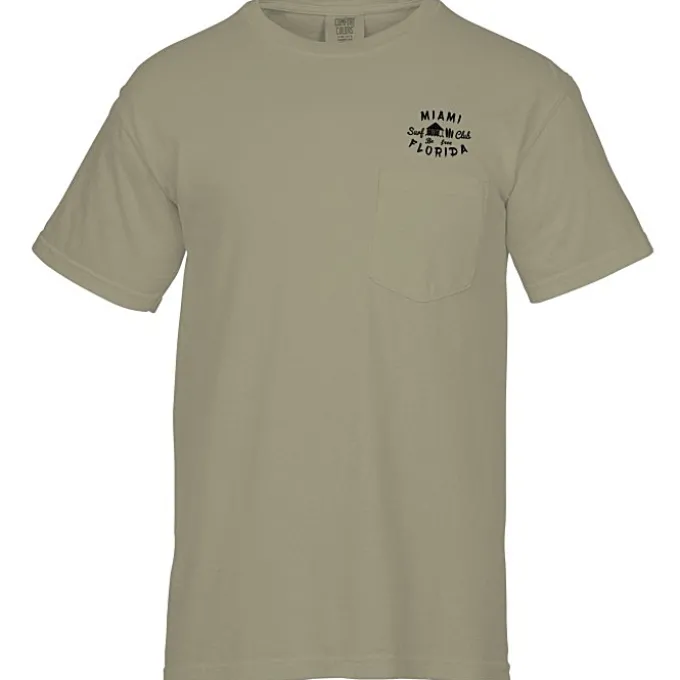 Comfort Colors Garment-Dyed 6.1-oz Pocket T-Shirt - Screen