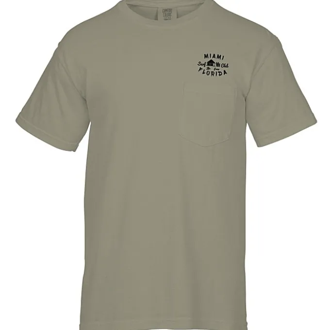 Comfort Colors Garment-Dyed 6.1-oz Pocket T-Shirt - Screen