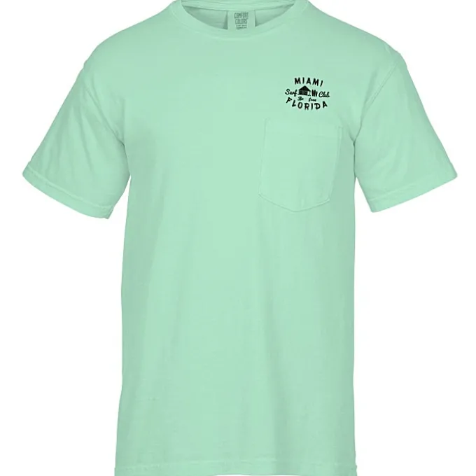 Comfort Colors Garment-Dyed 6.1-oz Pocket T-Shirt - Screen
