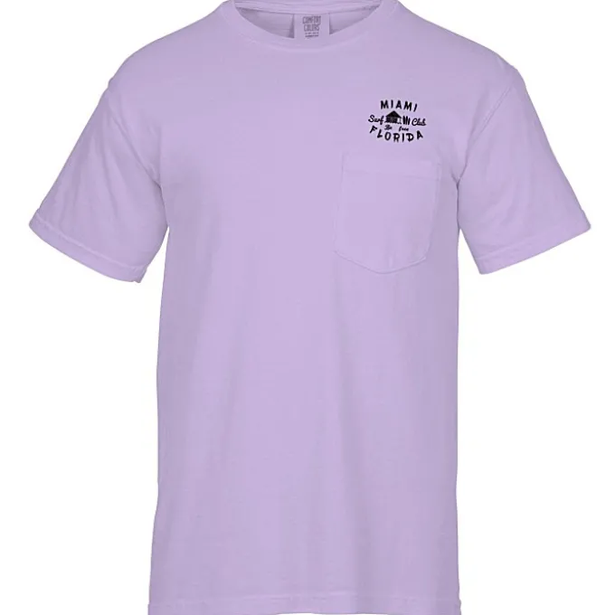 Comfort Colors Garment-Dyed 6.1-oz Pocket T-Shirt - Screen