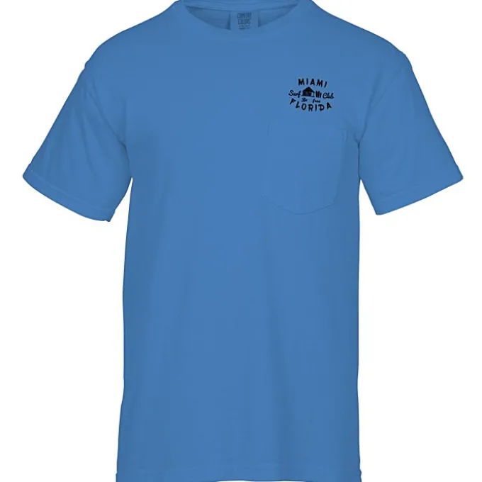 Comfort Colors Garment-Dyed 6.1-oz Pocket T-Shirt - Screen
