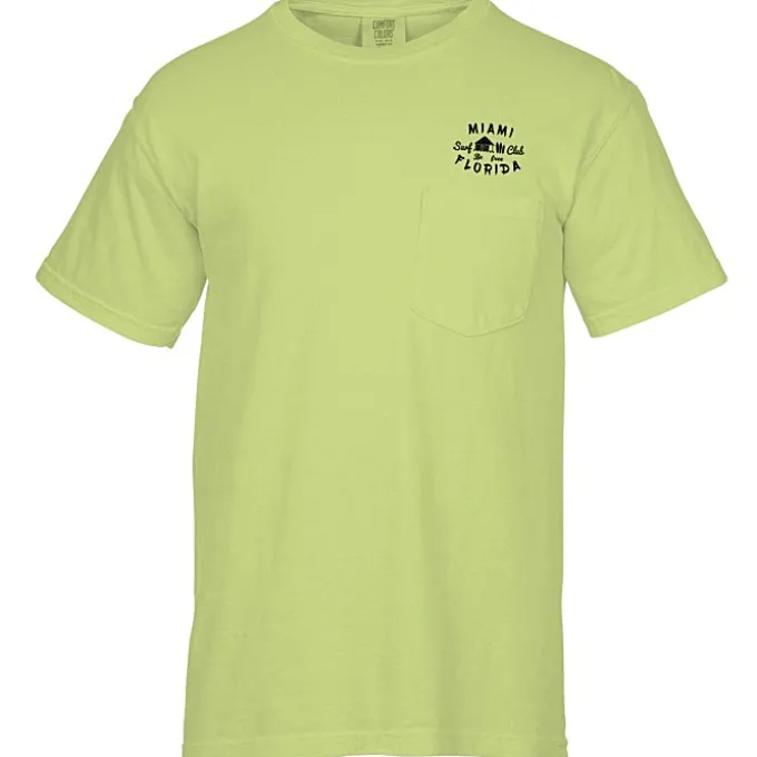 Comfort Colors Garment-Dyed 6.1-oz Pocket T-Shirt - Screen