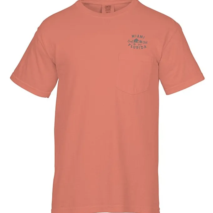 Comfort Colors Garment-Dyed 6.1-oz Pocket T-Shirt - Screen