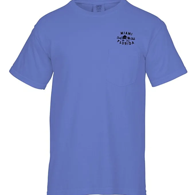 Comfort Colors Garment-Dyed 6.1-oz Pocket T-Shirt - Screen