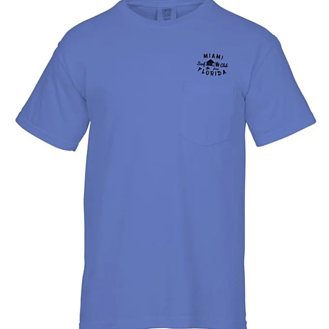 Comfort Colors Garment-Dyed 6.1-oz Pocket T-Shirt - Screen