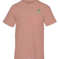 Comfort Colors Garment-Dyed 6.1-oz Pocket T-Shirt - Embroidered