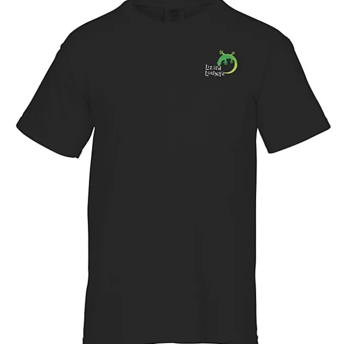 Comfort Colors Garment-Dyed 6.1-oz Pocket T-Shirt - Embroidered