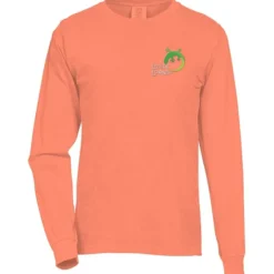 Comfort Colors Garment-Dyed 6.1-oz LS T-Shirt - Embroidered