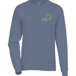 Comfort Colors Garment-Dyed 6.1-oz LS T-Shirt - Embroidered