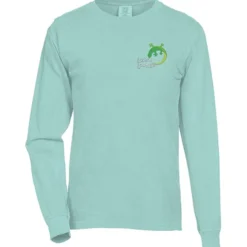 Comfort Colors Garment-Dyed 6.1-oz LS T-Shirt - Embroidered