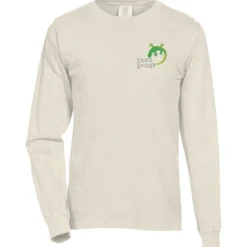 Comfort Colors Garment-Dyed 6.1-oz LS T-Shirt - Embroidered